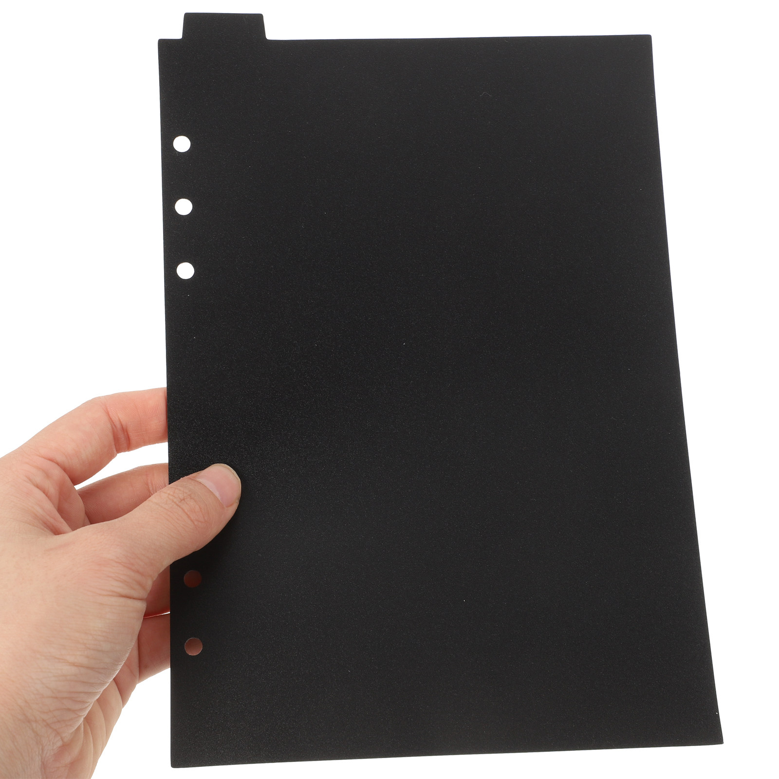 Index Tab Divider - 5 Stück A5 Schwarze Registerblätter mit