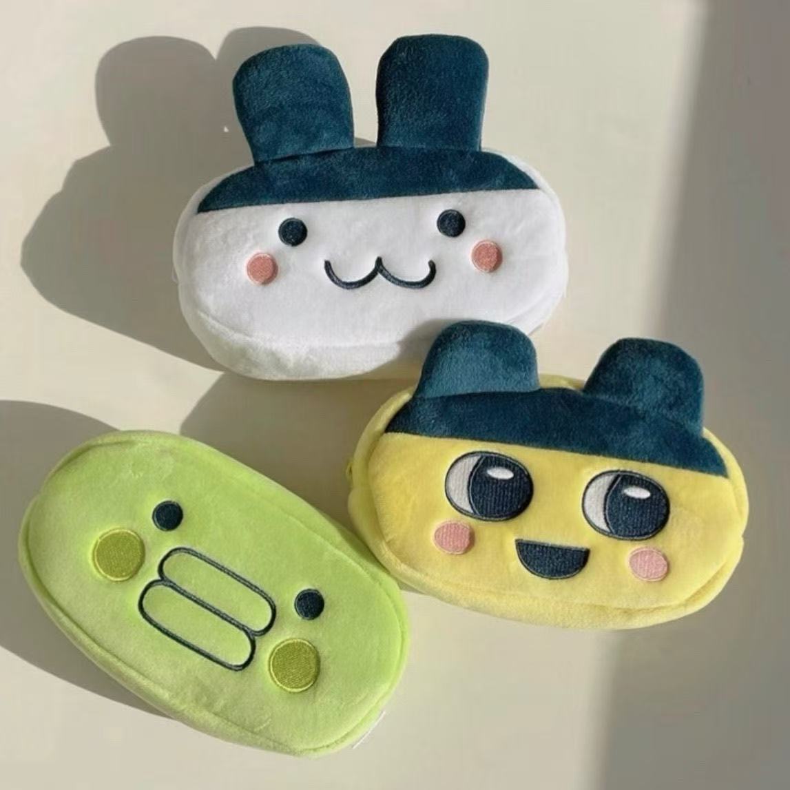 Pencil Case Large - Niedliches Tamagotchi Plüsch-Federmäppchen Retro Digitales Haustier