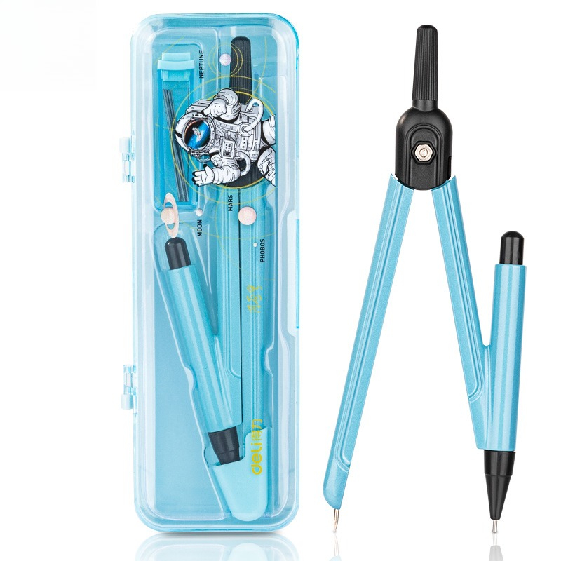 Compass Geometry Set - Einfaches, modernes Zeichenkompasse-Set aus Metall für