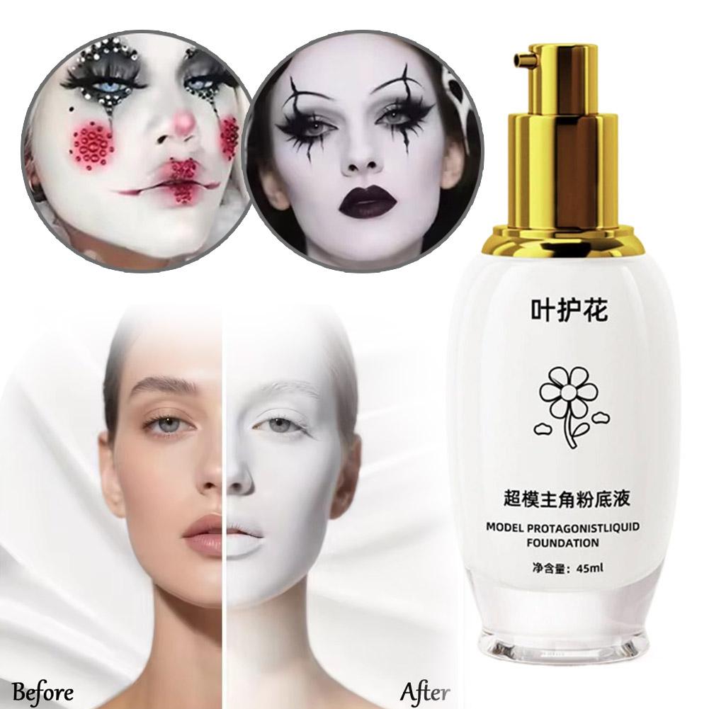 Correction Fluid White - Weiße flüssige Grundierung, langlebig, wasserfest, reinweiß,