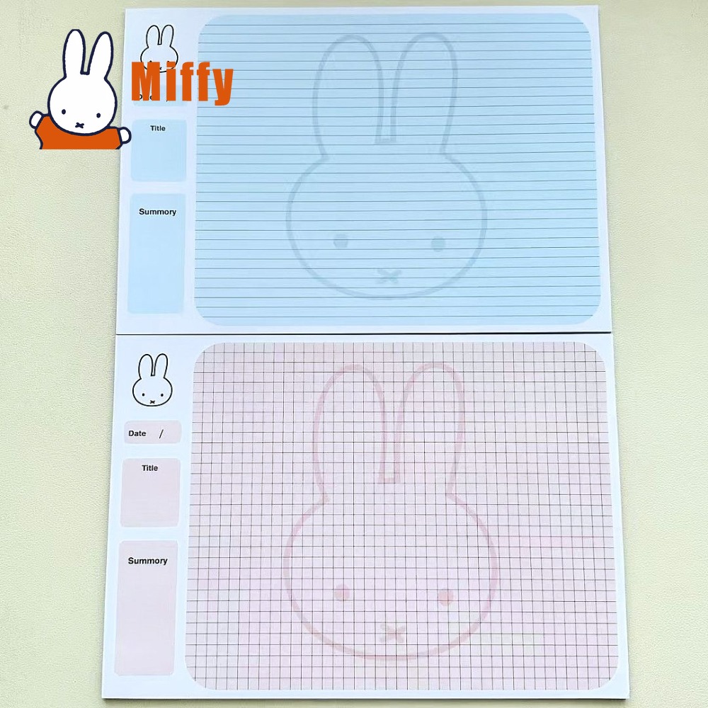 Office Supply Office Stationery Items - Kawaii Miffy Notizblock Niedliches Hasen-Schreibwaren-Notizbuch Dickes