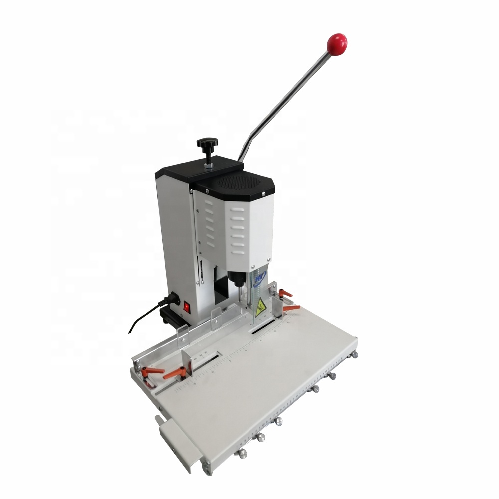 Paper Punch 3 Hole - HY-50A Desktop Hochleistungs-Elektrische Papier-Stanzmaschine mit Lochdurchmesser