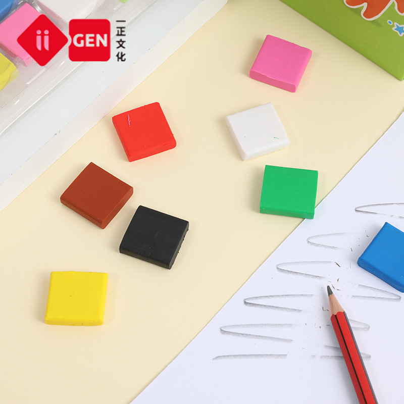 Rubber Eraser Kneaded - 8 Teile/los Hohe Qualität Candy Farbe