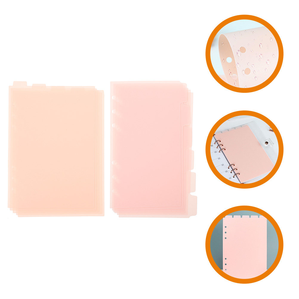 Index Tab Divider - 2 Sets Praktische Farbige Registerblätter Lose