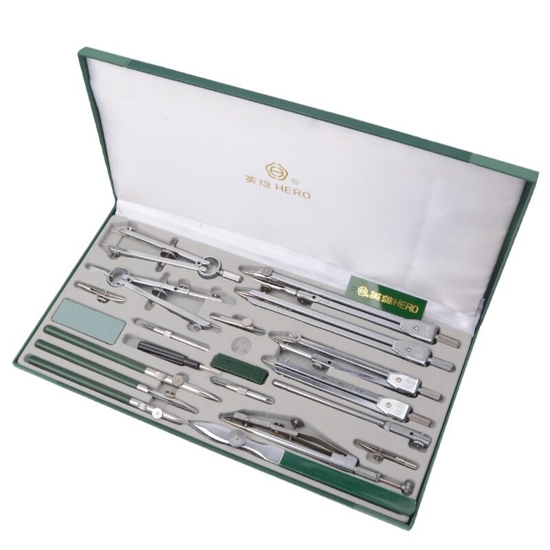 Compass Geometry Set - Hero Metall-Kompass-Set, Technisches Zeicheninstrument, Mathematik- und