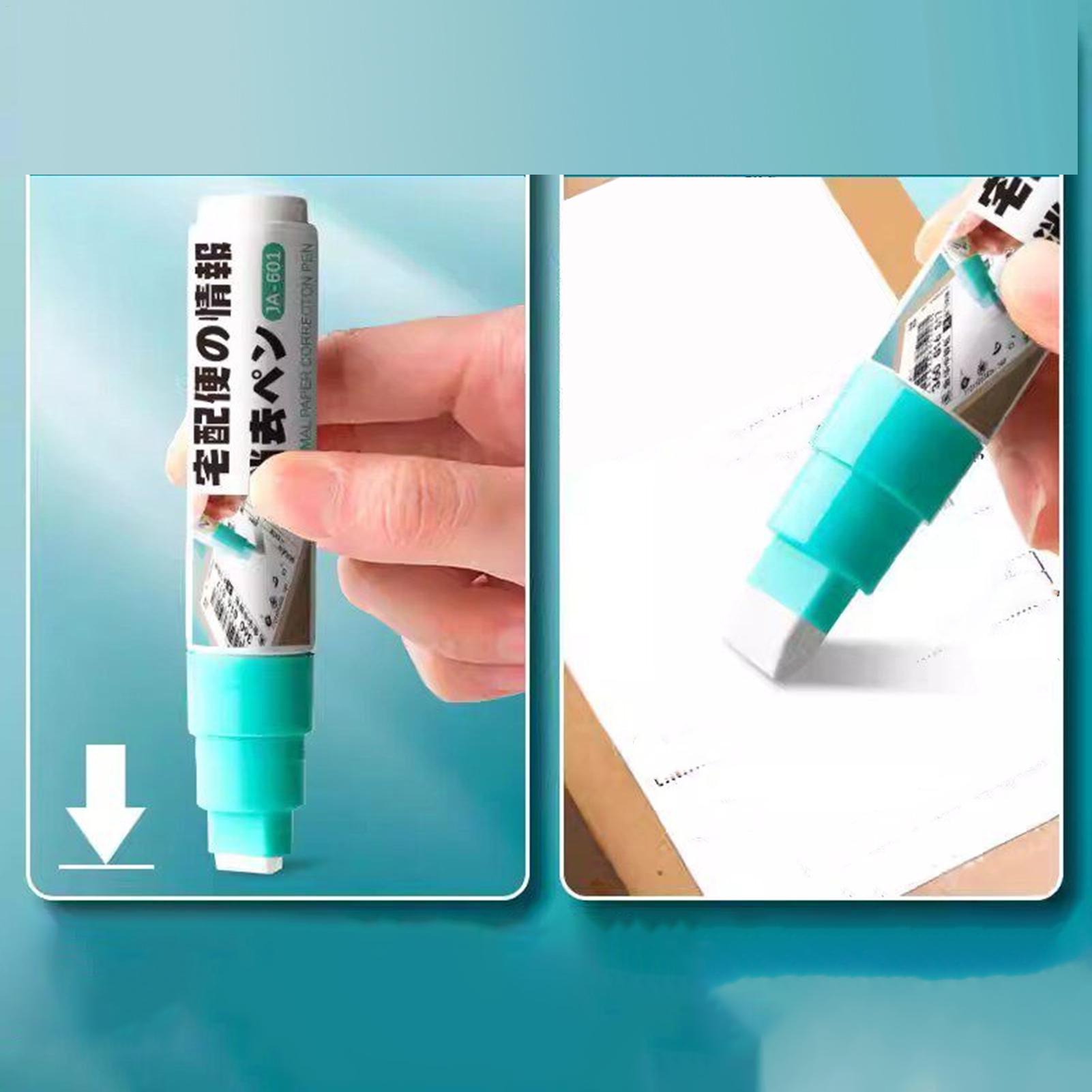 Correction Fluid White - Tragbares Thermopapier-Datenidentitätsschutz- und Datenschutz-Informationenlöschwerkzeug Thermopapier-Löschstift