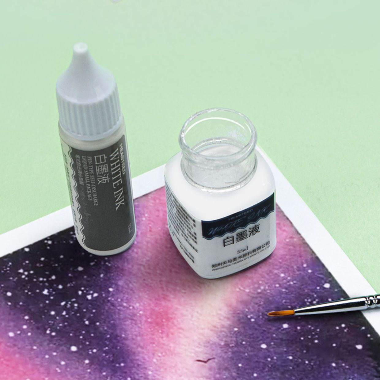 Correction Fluid White - 18 ml/35 ml weiße Tinte für