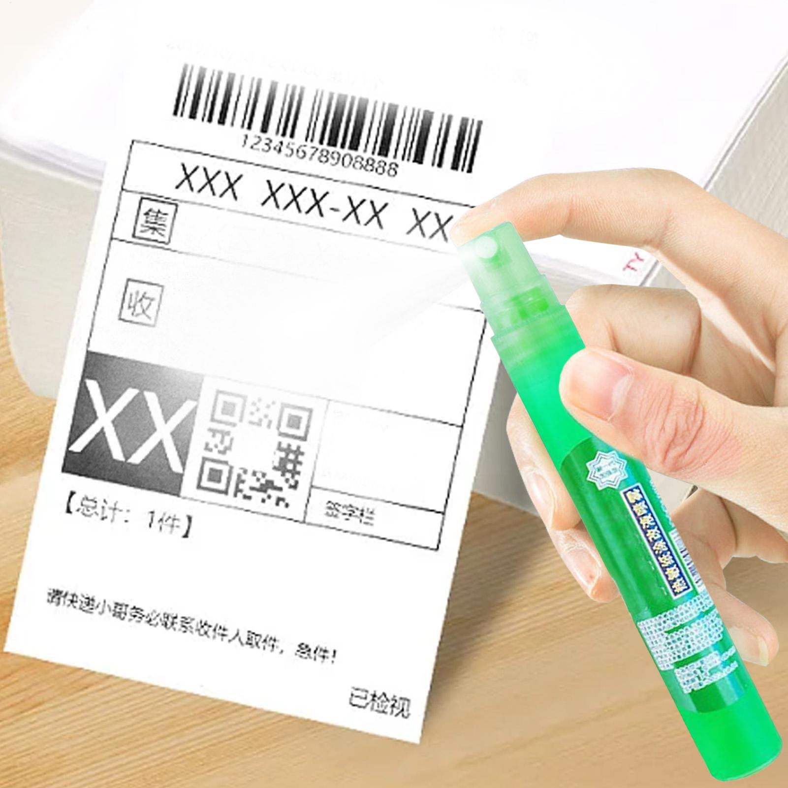 Correction Fluid White - Thermische Korrekturflüssigkeit Schnelltrocknender Datenschutzstempel-Spray Datenschutz-Korrekturstift für