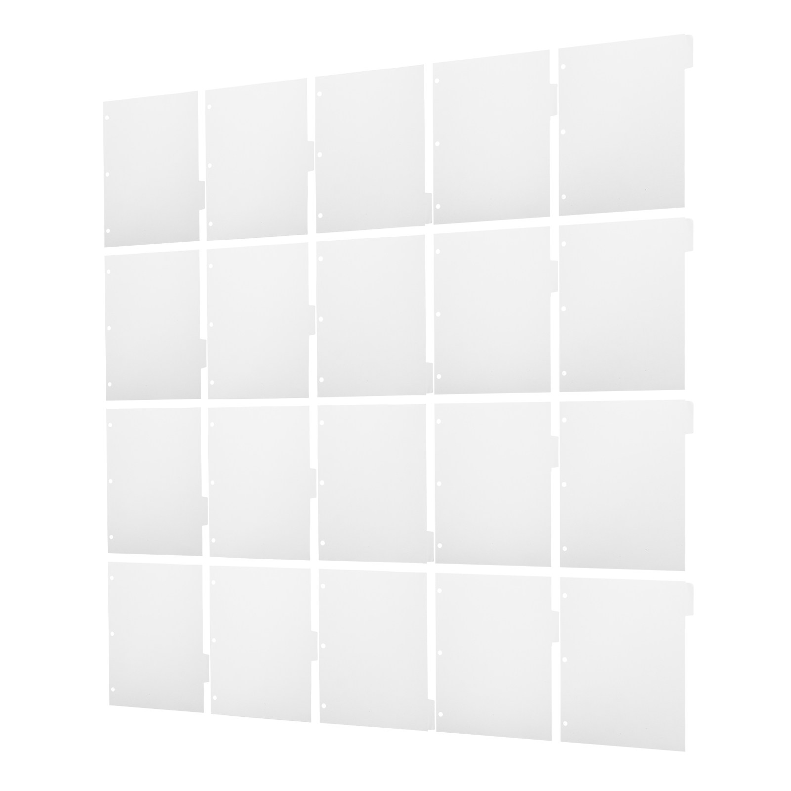 4 Sets Leere Schreibseiten-Tre – Index Tab Divider Bewertung und Preis