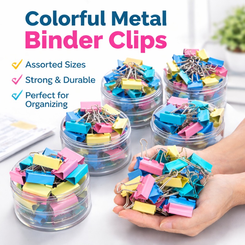 40 Stück/Set Lange Bunte Metal – Supply Of Office Stationery Bewertung und Preis