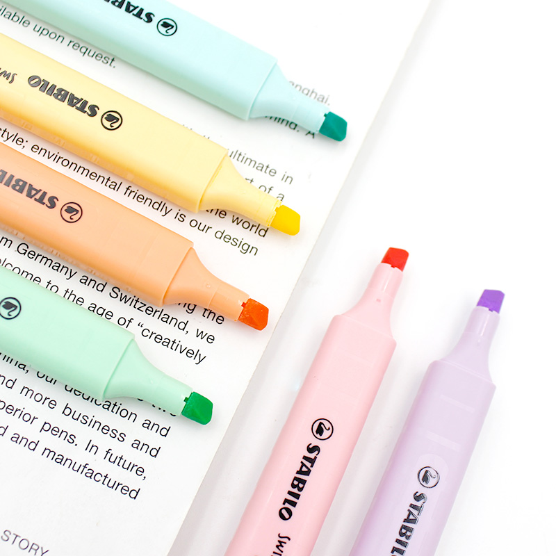 6 Stück Stabilio Text marker 2 – Stabilo Marker Swing Cool Bewertung und Preis