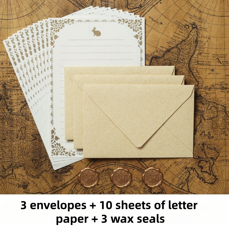 16-teiliges Vintage Leinen-Ums – Wax Seal Stamp Kit Bewertung und Preis
