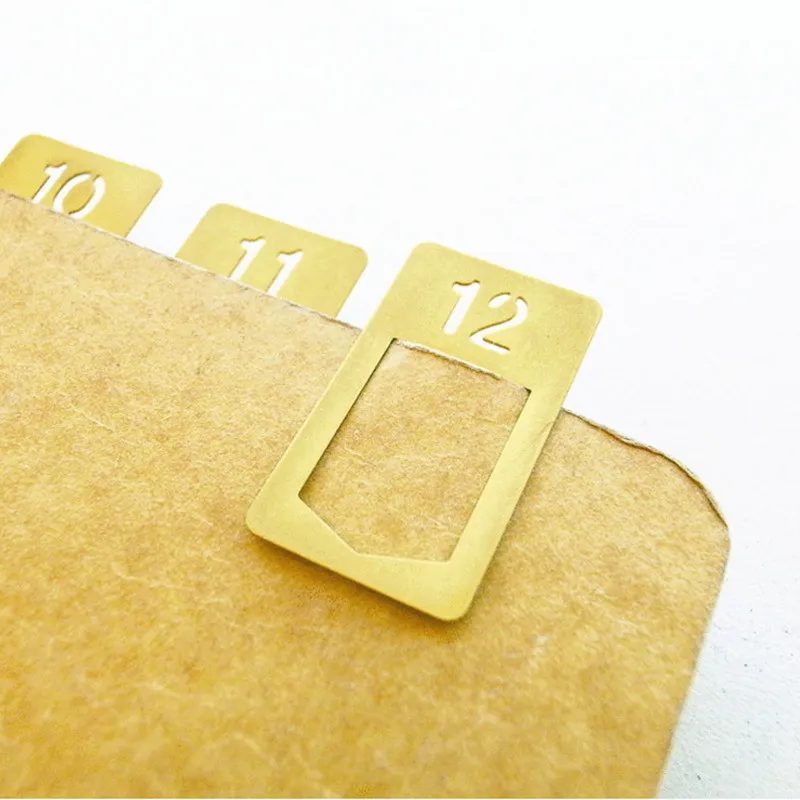 12 teile/los Vintage Kupfer Le – Stationery Office Supply Store Bewertung und Preis