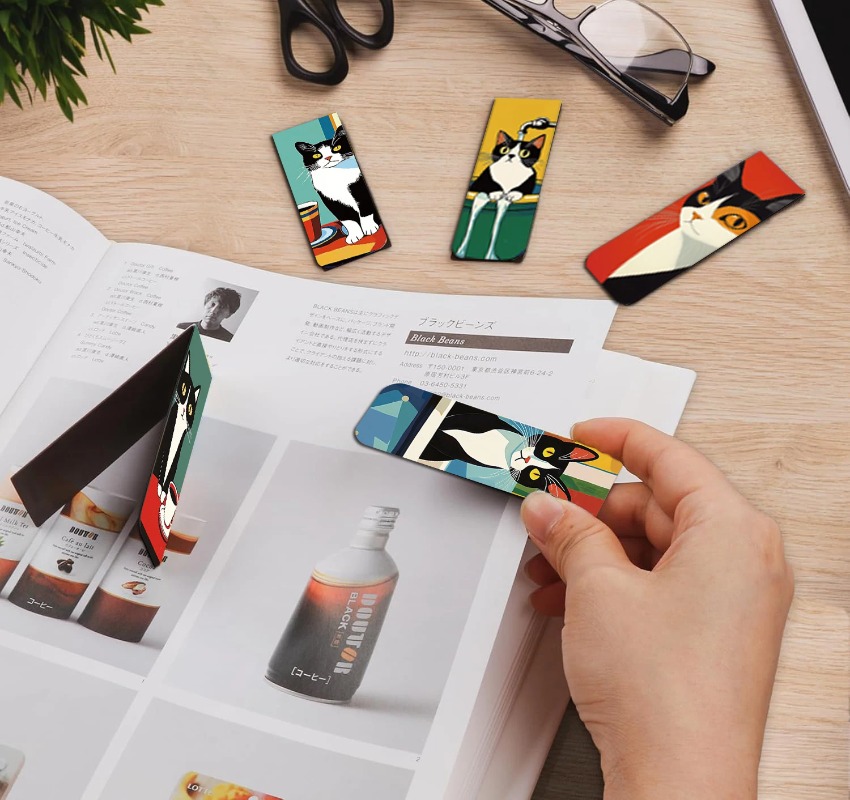 5PCS Einfache Und Spaß Katze M – Office Supply Office Stationery Items Bewertung und Preis