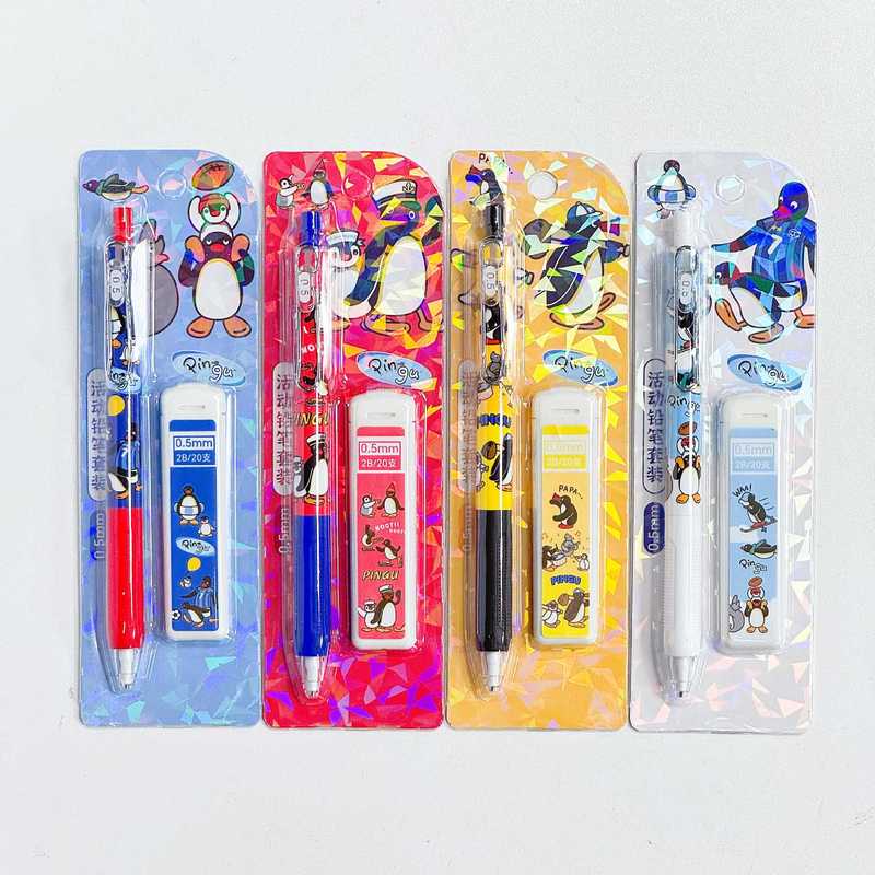 4/24 Stück Kawaii Pingu Druckb – Mechanical Pencil Lead Bewertung und Preis