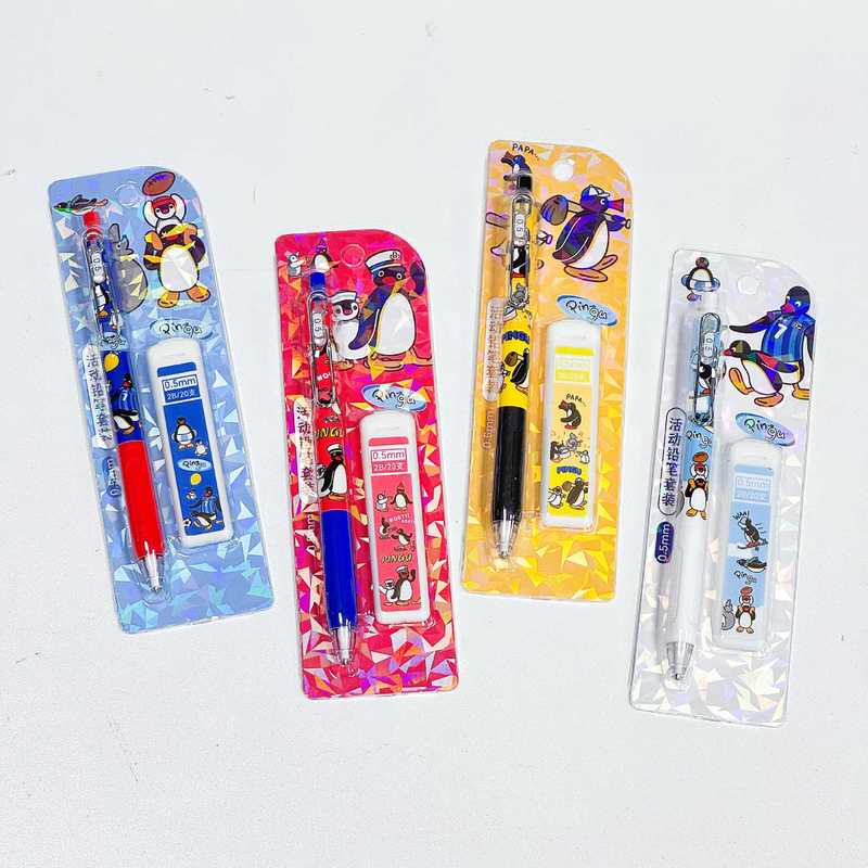 4/24 Stück Kawaii Pingu Druckb – Mechanical Pencil Lead Bewertung und Preis