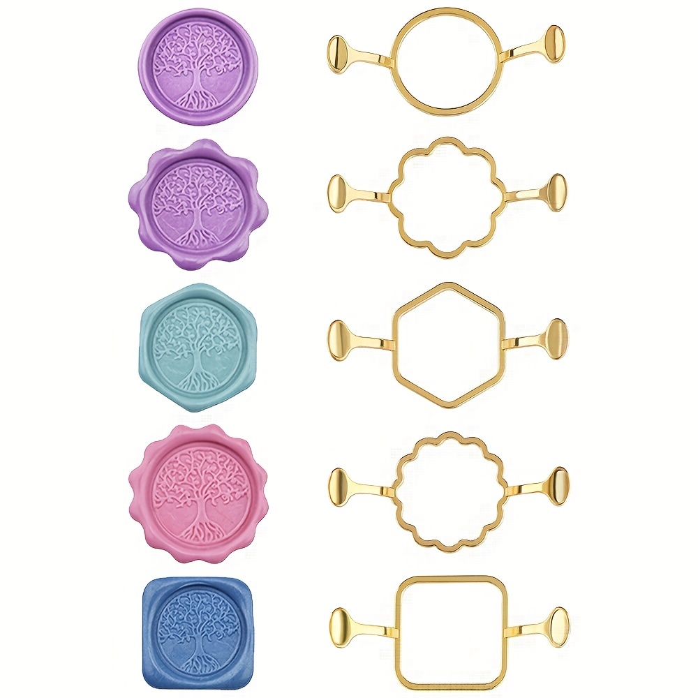 5er-Pack sechseckiges quadrati – Wax Seal Stamp Kit Bewertung und Preis