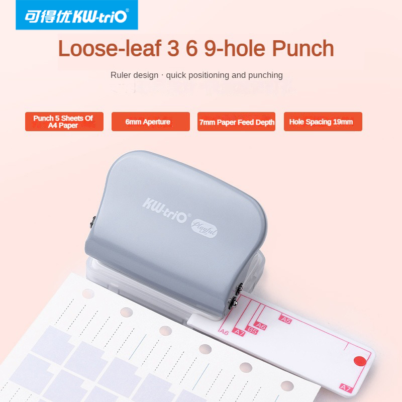 KW-Trio A5 B5 A6 3 Loch 6 Loch – Paper Punch 3 Hole Bewertung und Preis