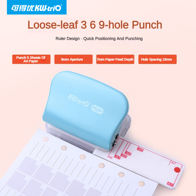 KW-Trio A5 B5 A6 3 Loch 6 Loch – Paper Punch 3 Hole Bewertung und Preis
