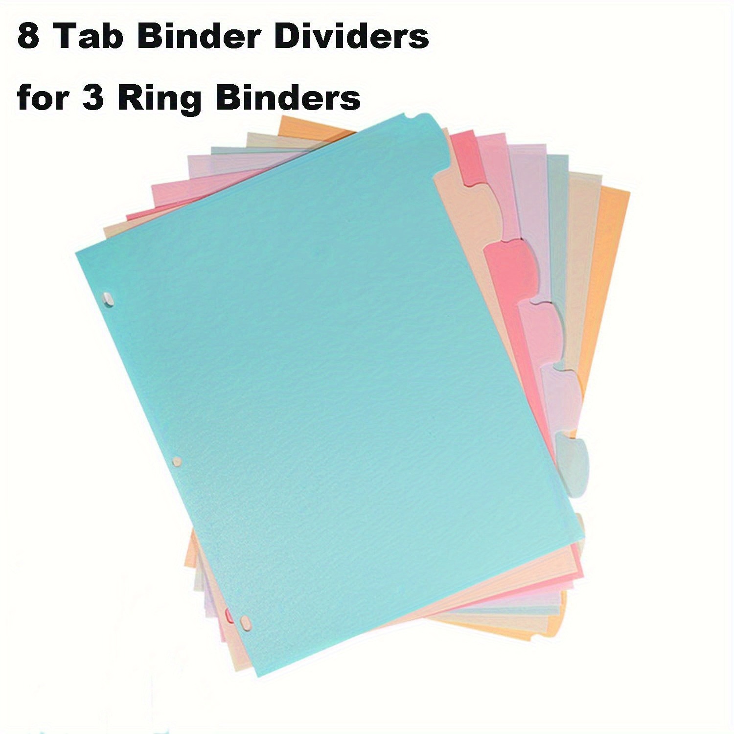 8 Registerblätter für 3-Ring-O – Paper Punch 3 Hole Bewertung und Preis
