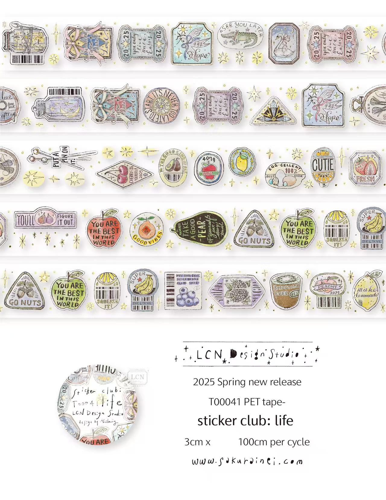 1 Loop LCN Vintage Aufkleber C – Washi Tape Set Bewertung und Preis