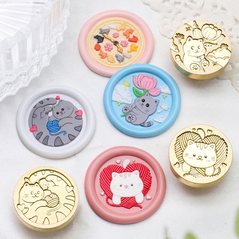 Katzenserie, 25 mm Kapitel, Wa – Wax Seal Stamp Kit Bewertung und Preis