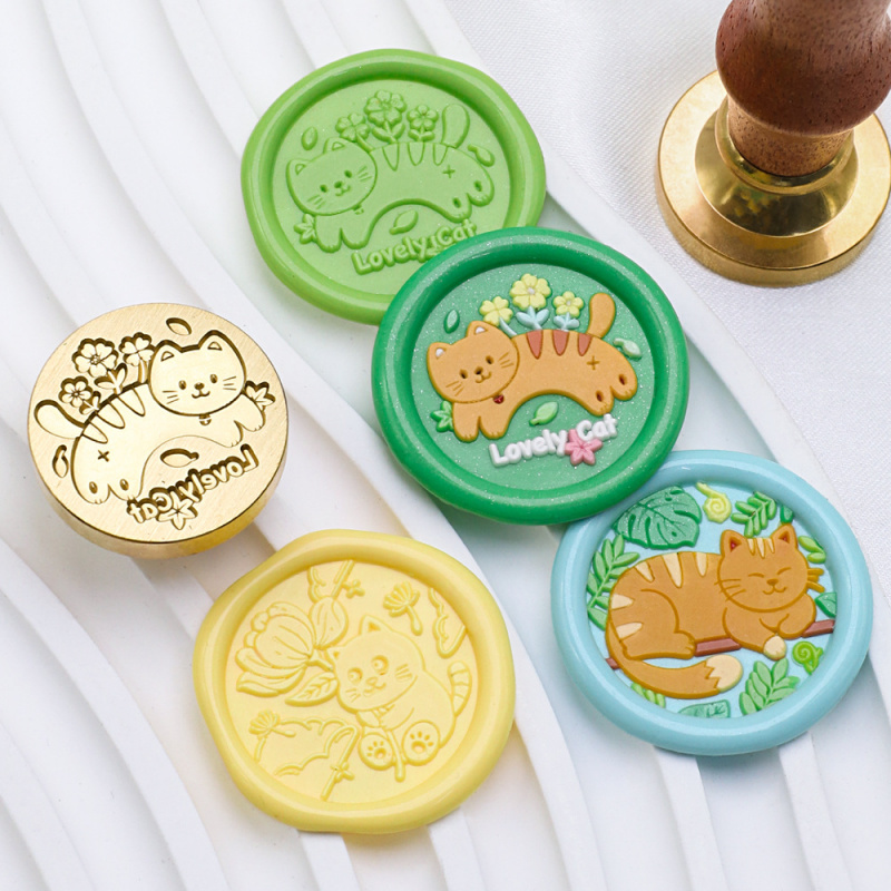 Katzenserie, 25 mm Kapitel, Wa – Wax Seal Stamp Kit Bewertung und Preis