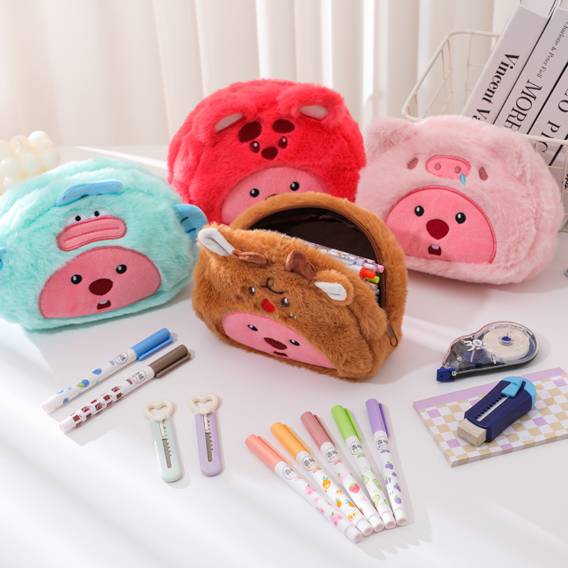 Cartoon-Plüsch-Federmäppchen f – Pencil Case Large Bewertung und Preis