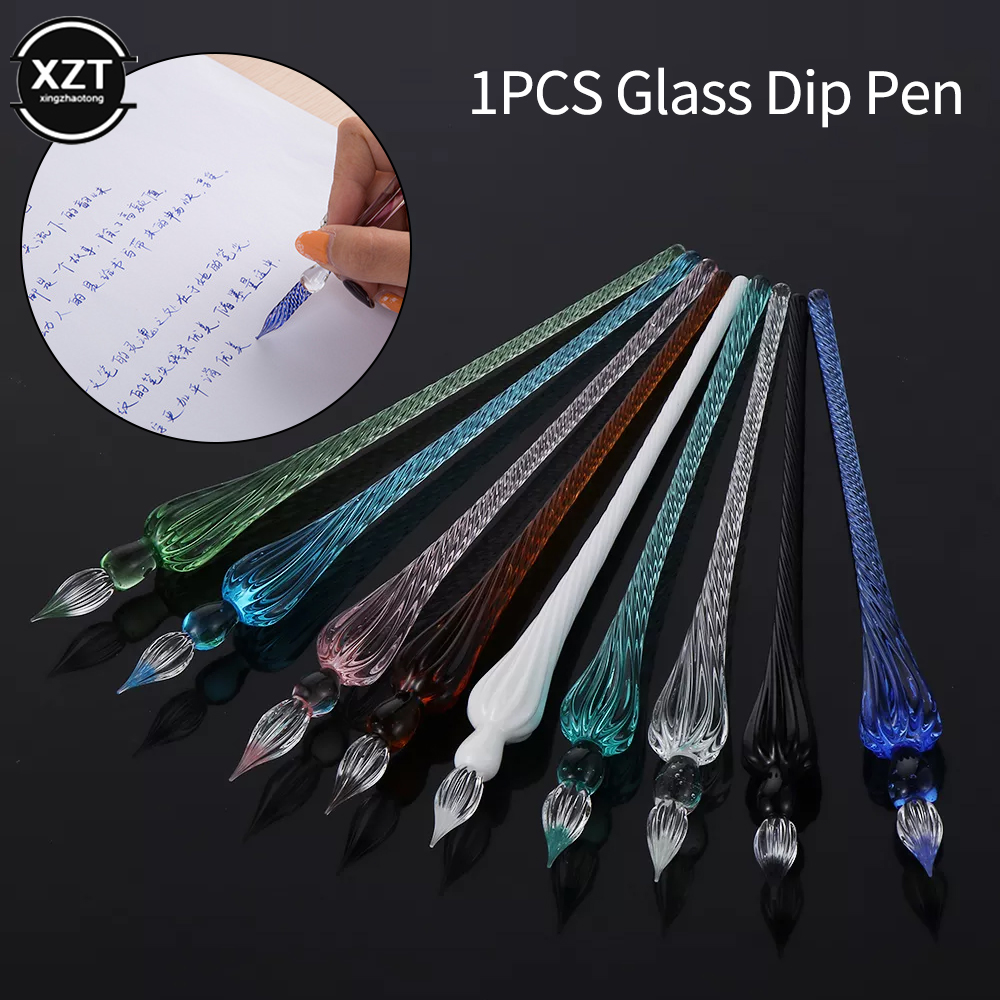 1Pcs neue Vintage Glas Dip Tau – Fountain Pen Ink Bewertung und Preis